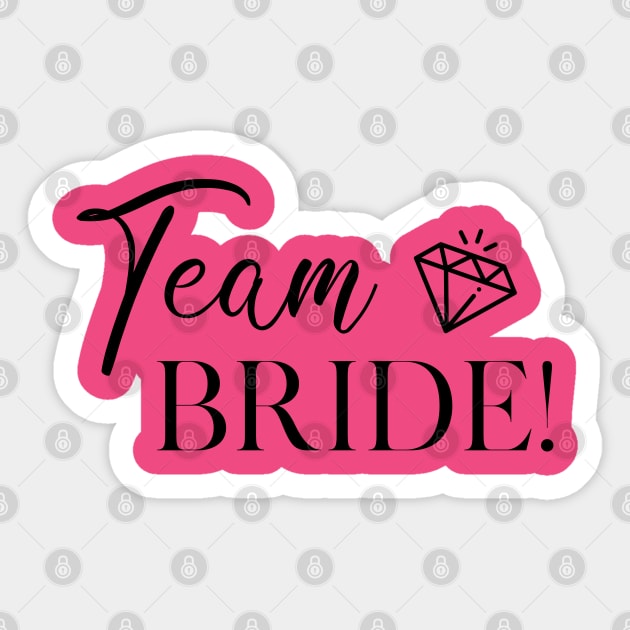 Team Bride Sticker by Inspire Creativity